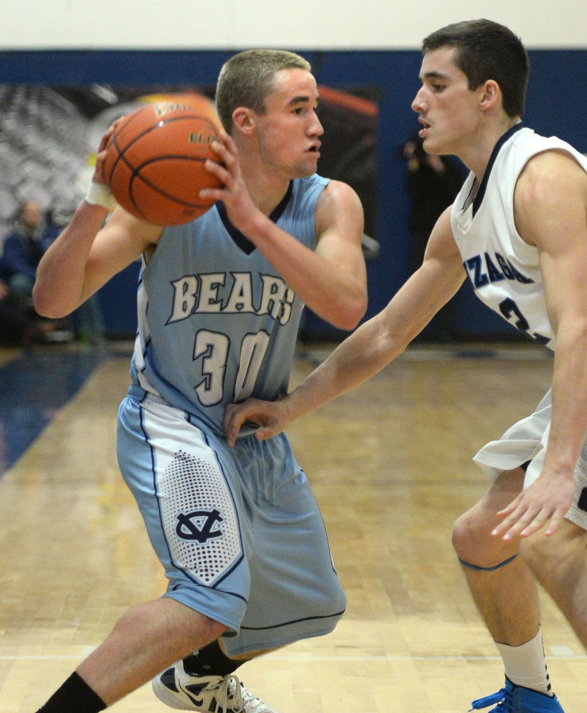 Austin Daines is Central Valley’s ASB president and a second-year starter on the basketball team. (Jesse Tinsley)