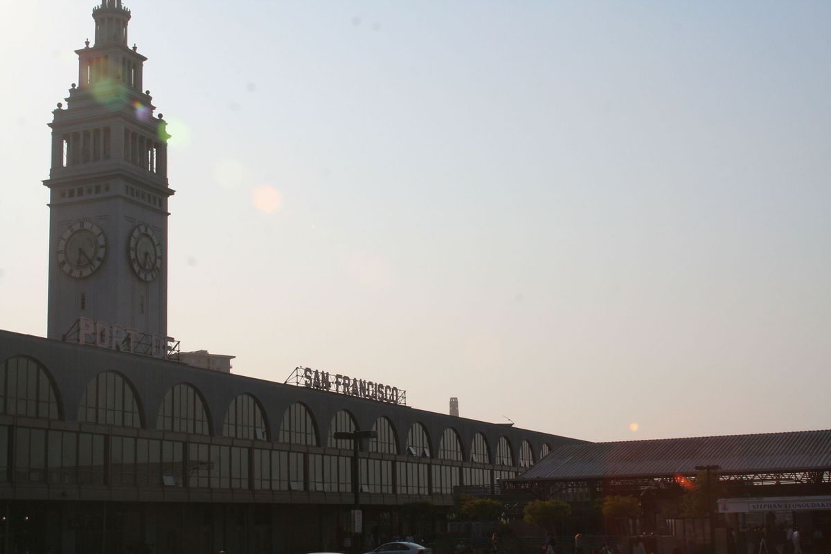 McClatchy-Tribune The beautifully restored 1898 Beaux Arts Ferry Building reopened in 2003 to house ticketing offices for commuter ferries, as well as gourmet grocers and eateries. (McClatchy-Tribune / The Spokesman-Review)
