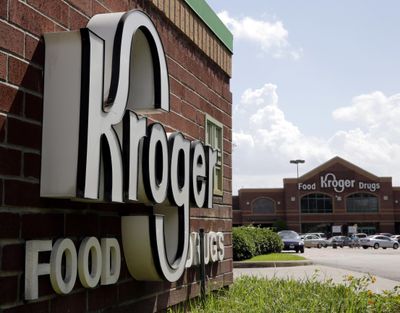Kroger Co., the nation’s largest supermarket chain, lost more than $7 billion in market value combined on Thursday and Friday, the biggest two-day loss for the company since December 1999. (Associated Press)