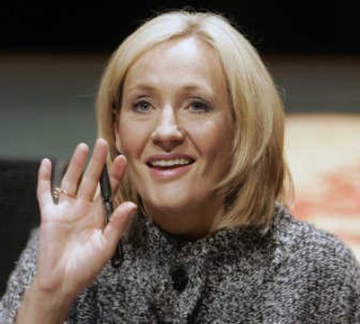 
Associated Press J.K. Rowling
 (Associated Press / The Spokesman-Review)