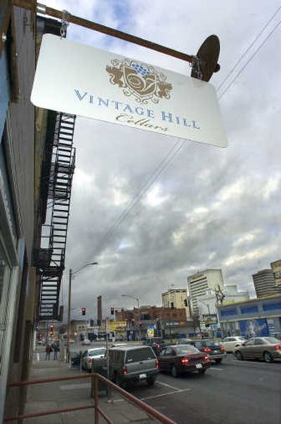 
Vintage Hill Cellars   is open on West Second Avenue. The Spokesman-Review 
 (CHRISTOPHER ANDERSON / The Spokesman-Review)