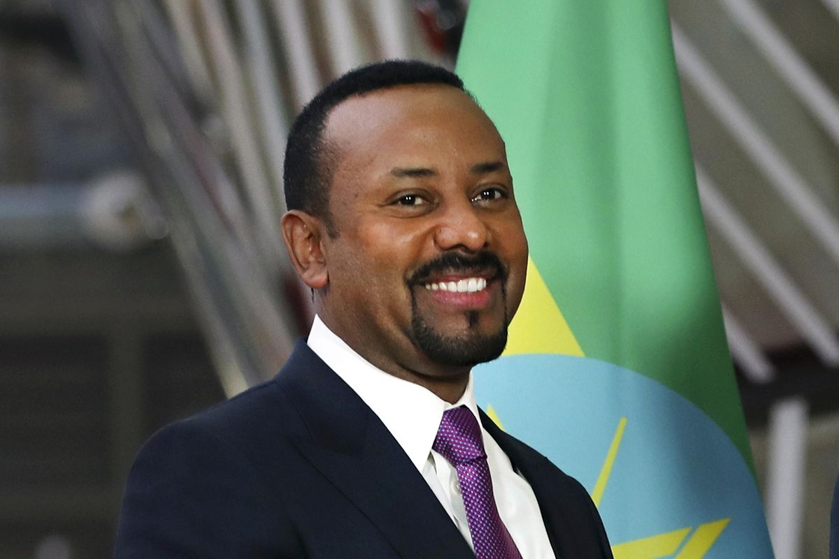 In this file photo dated Thursday, Jan. 24, 2019, Ethiopian Prime Minister Abiy Ahmed at the European Council headquarters in Brussels. Abiy Ahmed announced a failed coup attempt during a public address on TV Sunday, June 23, 2019, allegedly led by a high-ranking military official and others in the Amhara region. (Francisco Seco / AP)