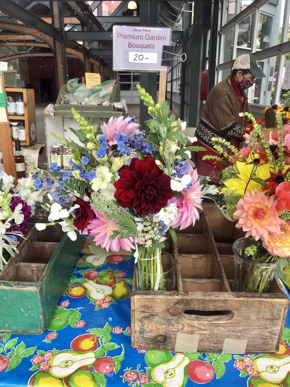 The Saturday Farmers Market in Bellingham is popular and features goods from Whatcom and Skagit counties. (Leslie Kelly)