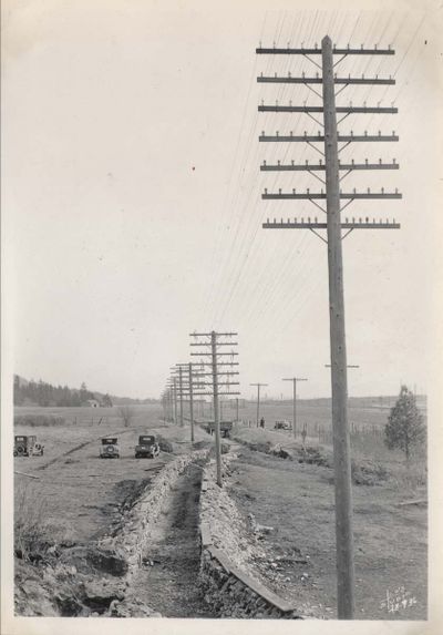 Photo courtesy of Spokane Valley Heritage Museum The Corbin irrigation ditch was constructed in the early 1920s, east of Otis Orchards in the Spokane Valley. (Photo courtesy of Spokane Valley Heritage Museum / The Spokesman-Review)