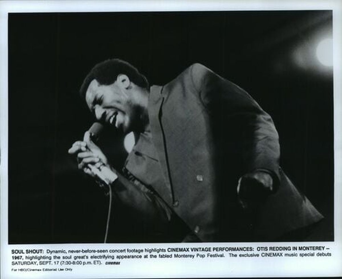 Otis Redding at the Monterey Pop Festival.  (HBO/Cinemax)