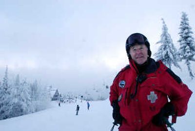 
Now: Former Spokane area wrestler and wrestling coach Dan Hensley  spends his retirement as a member of the ski patrol on Mount Spokane. 
 (Jesse Tinsley / The Spokesman-Review)