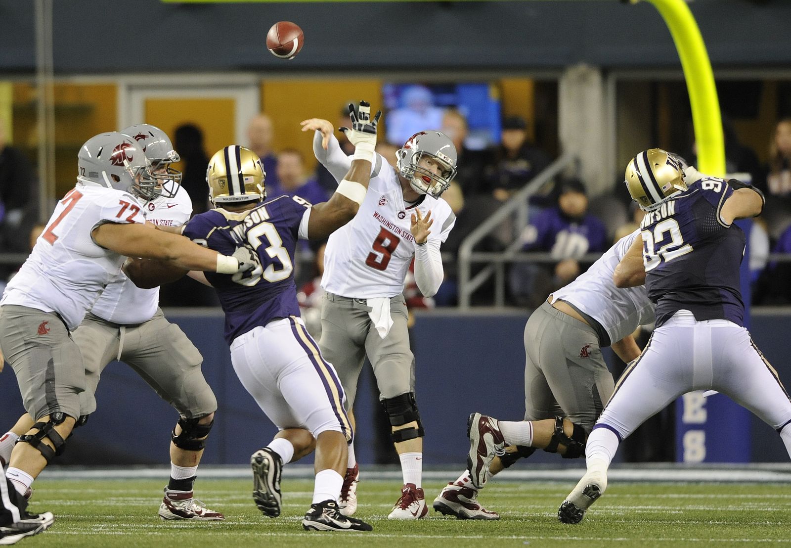 Apple Cup 2013 score update: Nolan Washington intercepts Keith Price -  CougCenter