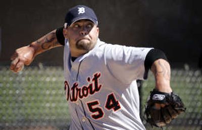 
Detroit manager Jim Leyland hopes Joel Zumaya will rescue the Tigers' bullpen. Associated Press
 (Associated Press / The Spokesman-Review)