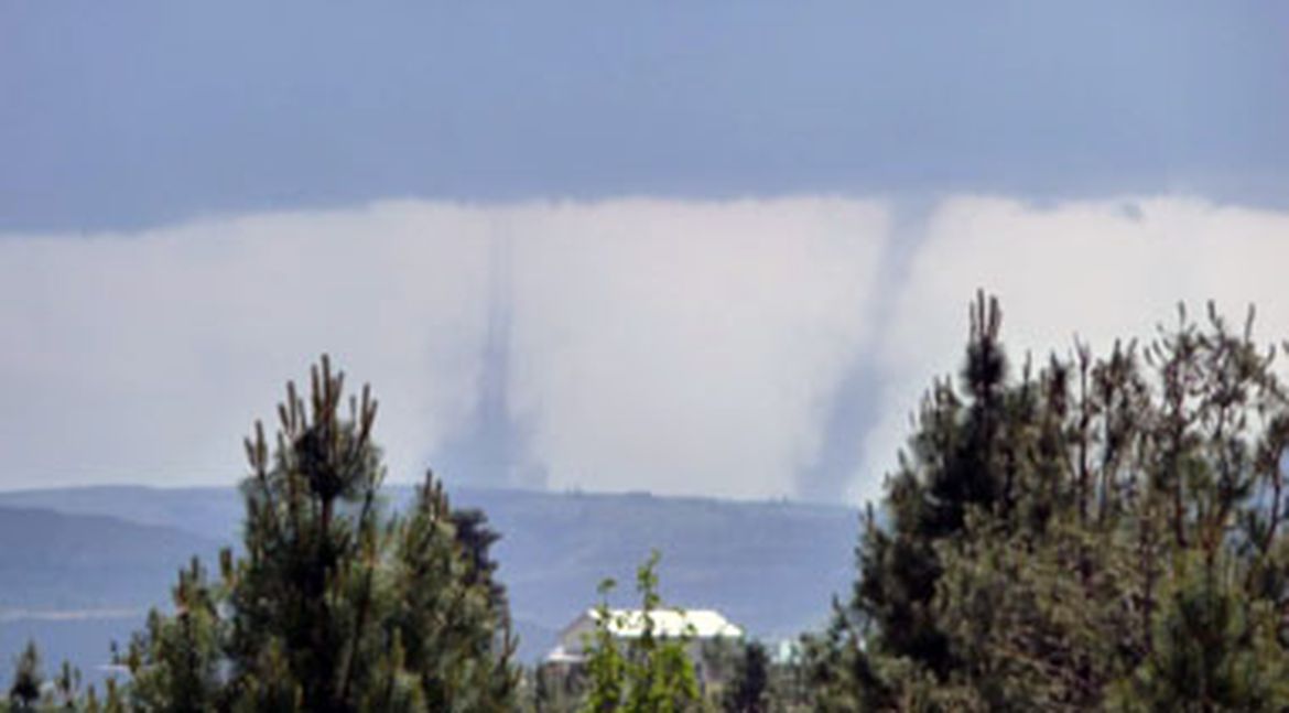 Lincoln County funnel clouds were weak tornadoes The SpokesmanReview