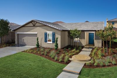 This one-story, 1,564-square-foot home, located in KB Home’s Highland Vista community in Beaumont, Calif., has four bedrooms, two baths and a two-car garage. It starts at $221,990.  (Associated Press / The Spokesman-Review)