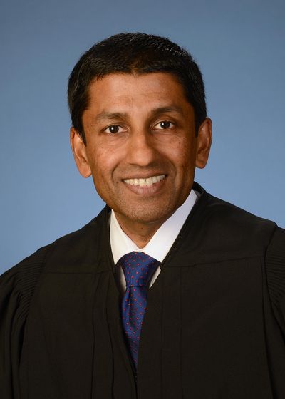 This photo provided by the U.S. Court of Appeals District of Columbia Circuit shows Judge Sri Srinivasan in Washington. In his search for a Supreme Court nominee, President Barack Obama is zeroing in on a small group of appellate court judges whose bipartisan credentials and traditional judicial pedigree the White House hopes will increase pressure on Republicans vowing to block whomever Obama nominates in an election year. (Associated Press)