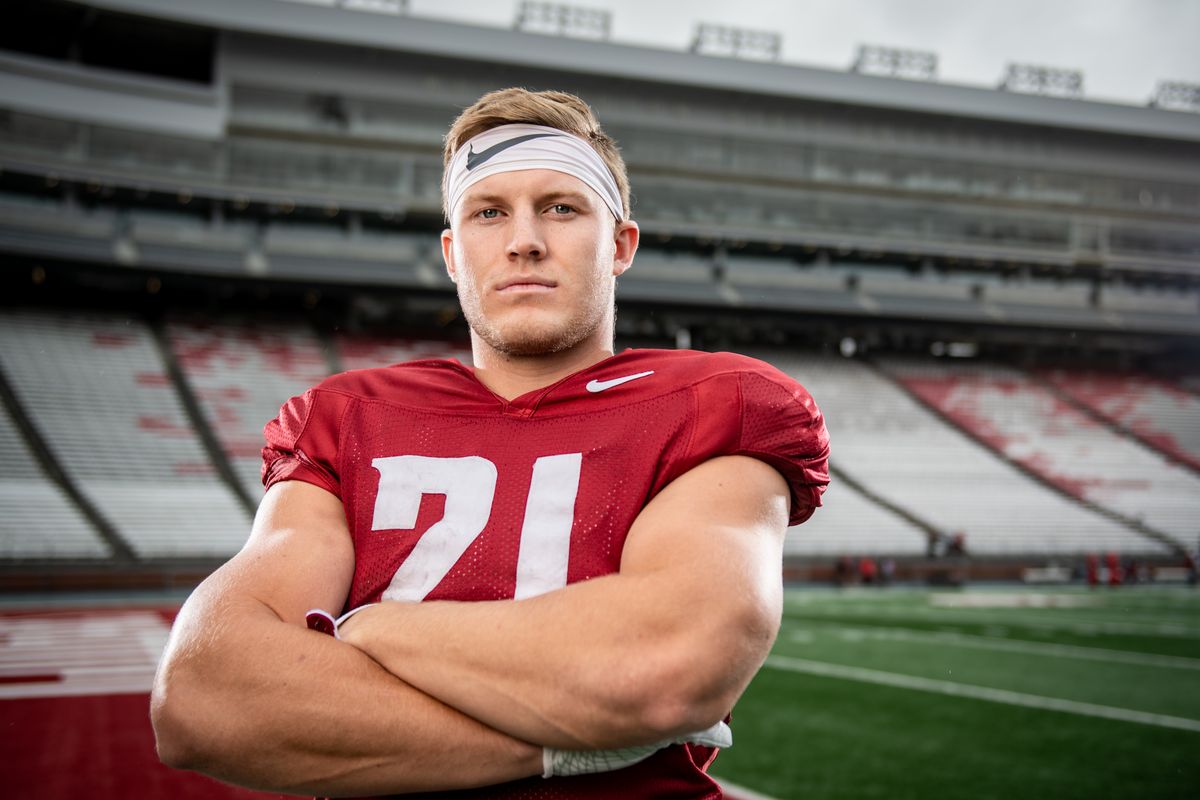 Since arriving to the Palouse, WSU running back Max Borghi has piled up 2,277 all-purpose yards in 27 games. He’s also scored 29 TDs while averaging 6.1 yards per carry.  (Colin Mulvany / The Spokesman-Review)