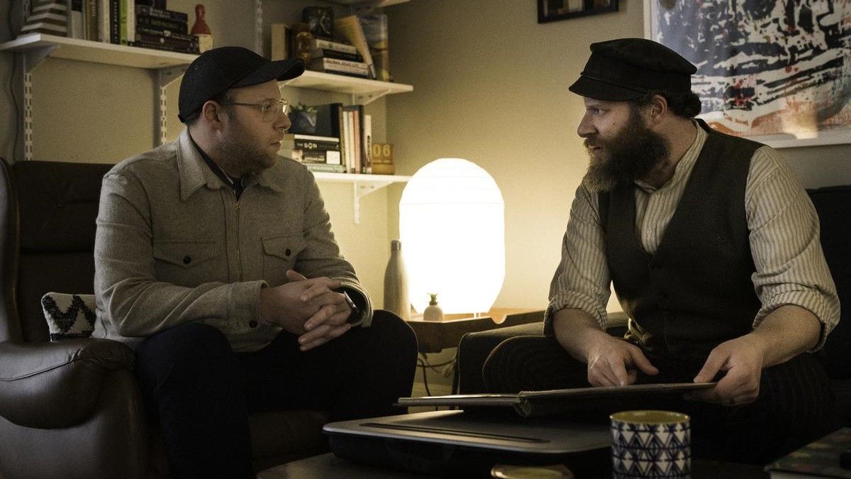 Seth Rogen in “An American Pickle.” (Hopper Stone/HBO)