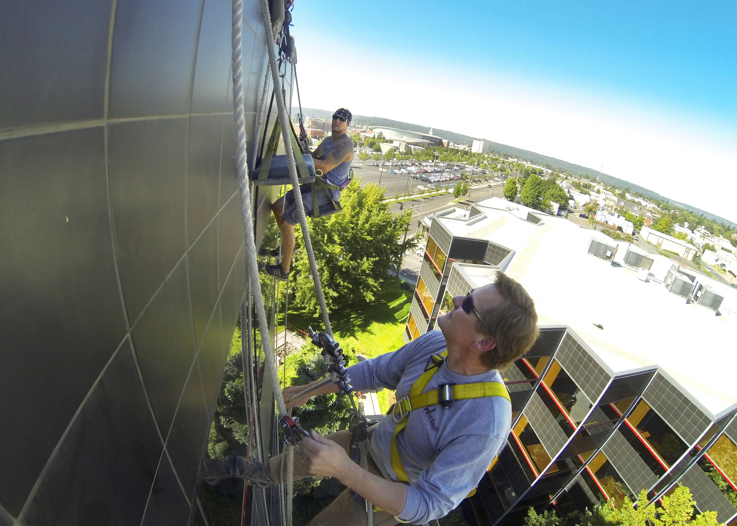 Unusual Jobs Window washers The SpokesmanReview
