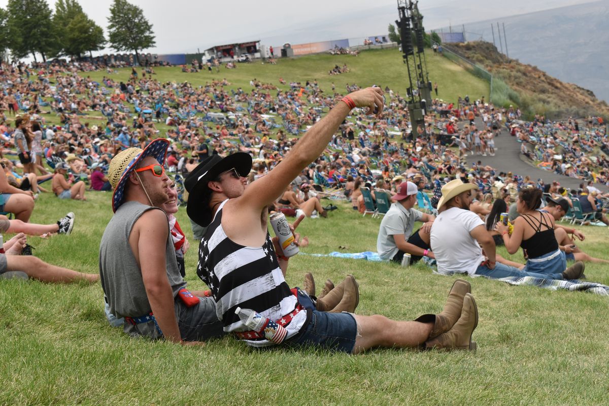The Watershed Country Music Festival at the Gorge Amphitheatre on Saturday, July 31, 2021, in George.  (Don Chareunsy/The Spokesman-Review)