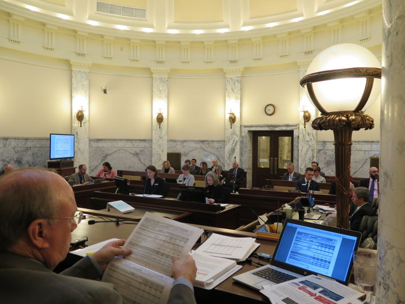 The Idaho Legislature's joint budget committee holds a budget hearing on the Idaho Commission for Libraries on Tuesday, Jan. 16, 2018. (Betsy Z. Russell)