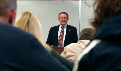 
Fred Albi teaches  real estate classes at North Idaho College Workforce Training Center. 
 (Kathy Plonka / The Spokesman-Review)