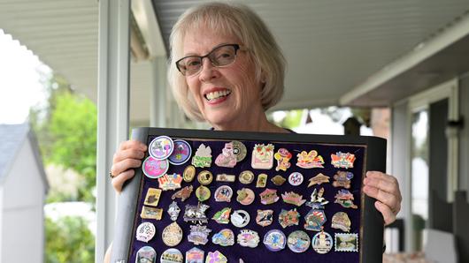The Collector: Helen Kennett's Lilac Festival pins capture the