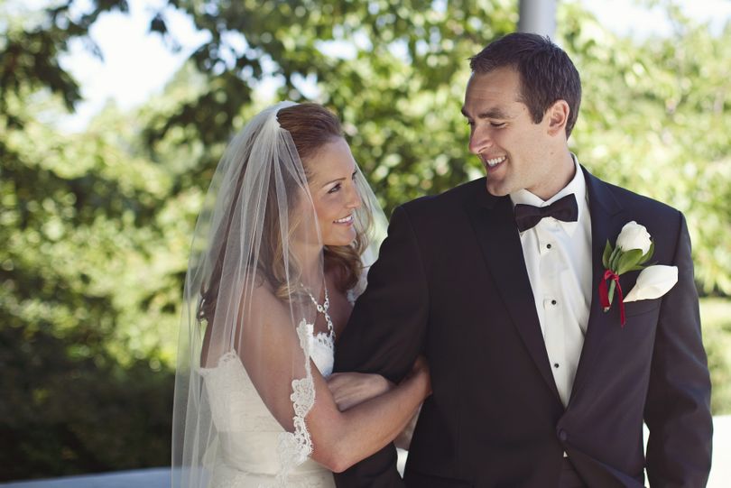 Brooke and Andy Collins married July 23 in Seattle. Andy Collins died on Aug. 1.