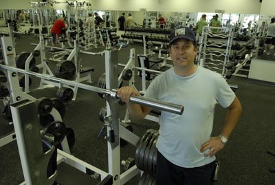 Co-owner Chris White recently expanded Valley Fitness, adding about 5,000 square feet to the gym.  (J. BART RAYNIAK / The Spokesman-Review)