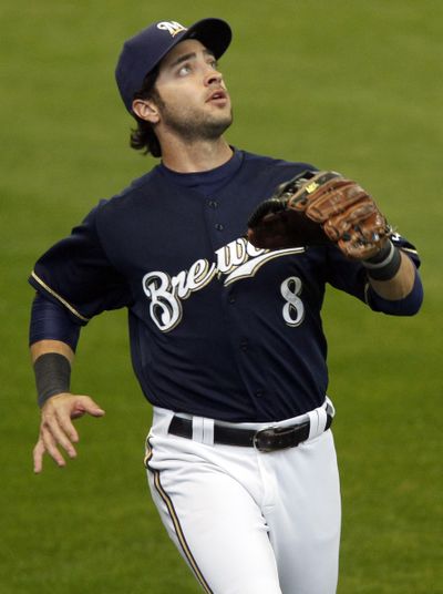 Ryan Braun has signed with the Brewers through 2020. (Associated Press)