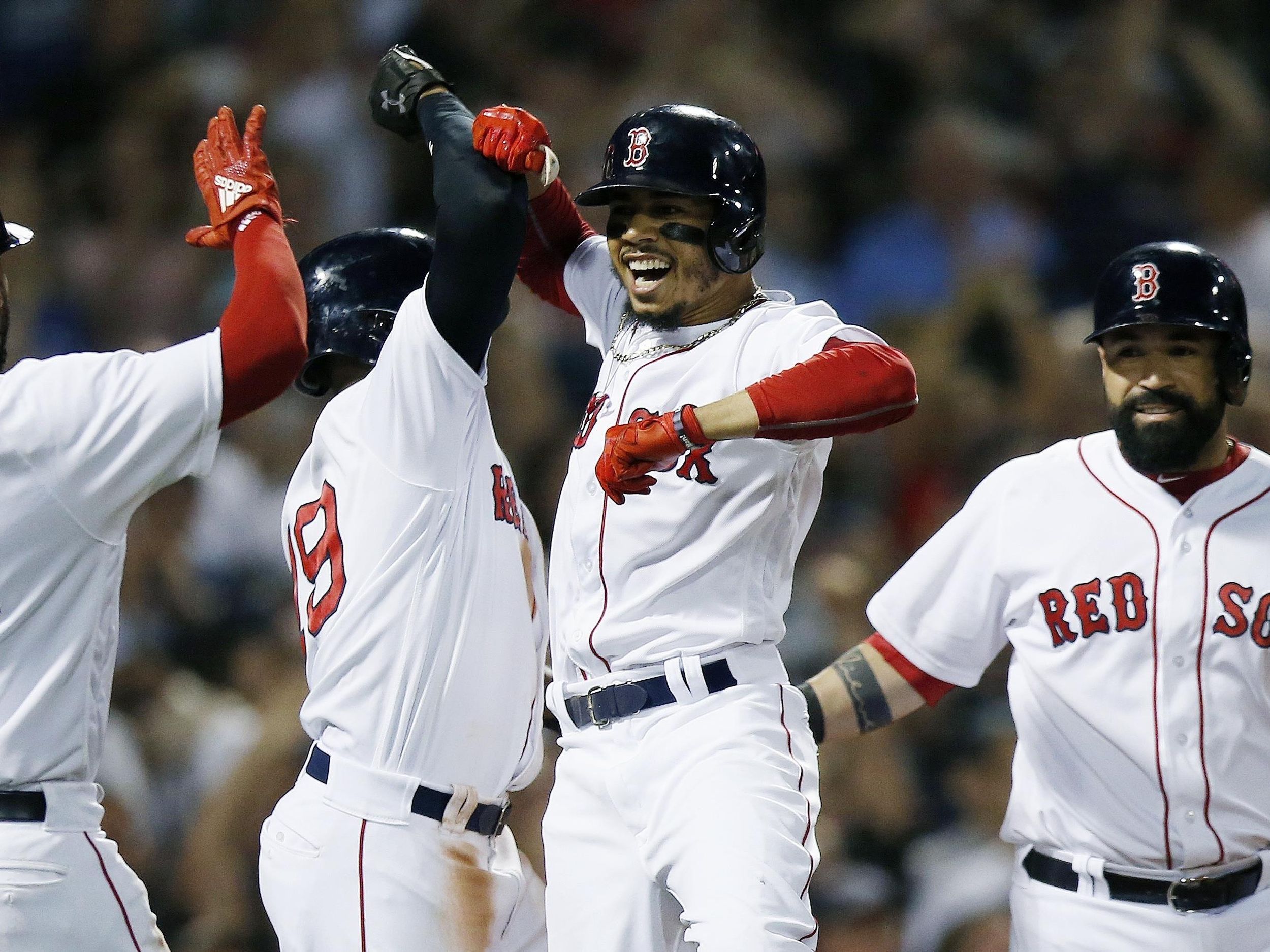 Betts' Slam Helps Red Sox Roll Over Rays