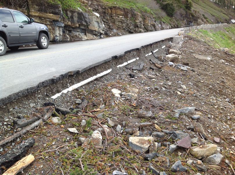 Railings damaged by avalanches are among the 2017 repairs scheduled for the Going to the Sun Road in Glacier National Park. (National Park Service)