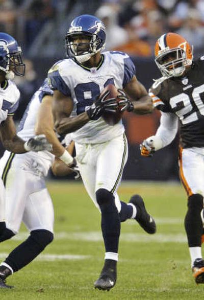 
Nate Burleson has had return TDs in his last two games. Associated Press
 (Associated Press / The Spokesman-Review)