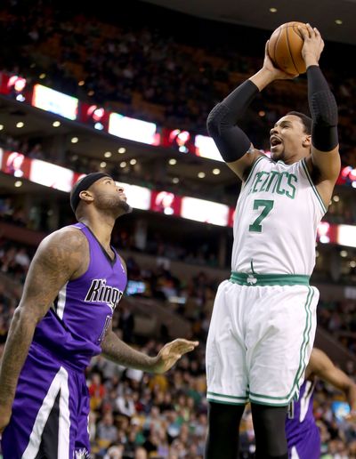 Boston’s Jared Sullinger pulled down 16 rebounds. (Associated Press)