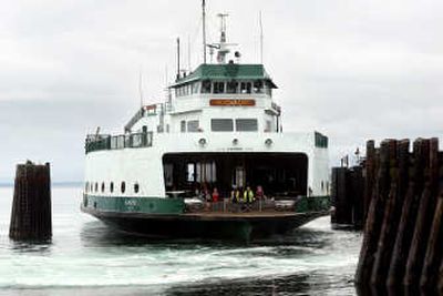 
The 81-year-old Klickitat, shown on Whidbey Island in 2007, is one of the Steel Electric-class ferries that have drawn the interest of ghost hunters. Associated Press
 (File Associated Press / The Spokesman-Review)