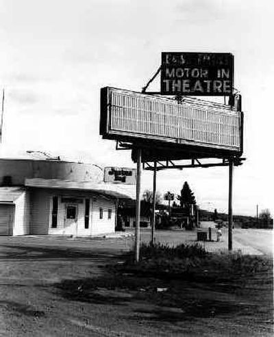 
Duane Justus owns the land on which the old drive-in, East Trent Motor In Theatre, stood. It closed in 1994.
 (Photo courtesy of Duane Justus / The Spokesman-Review)