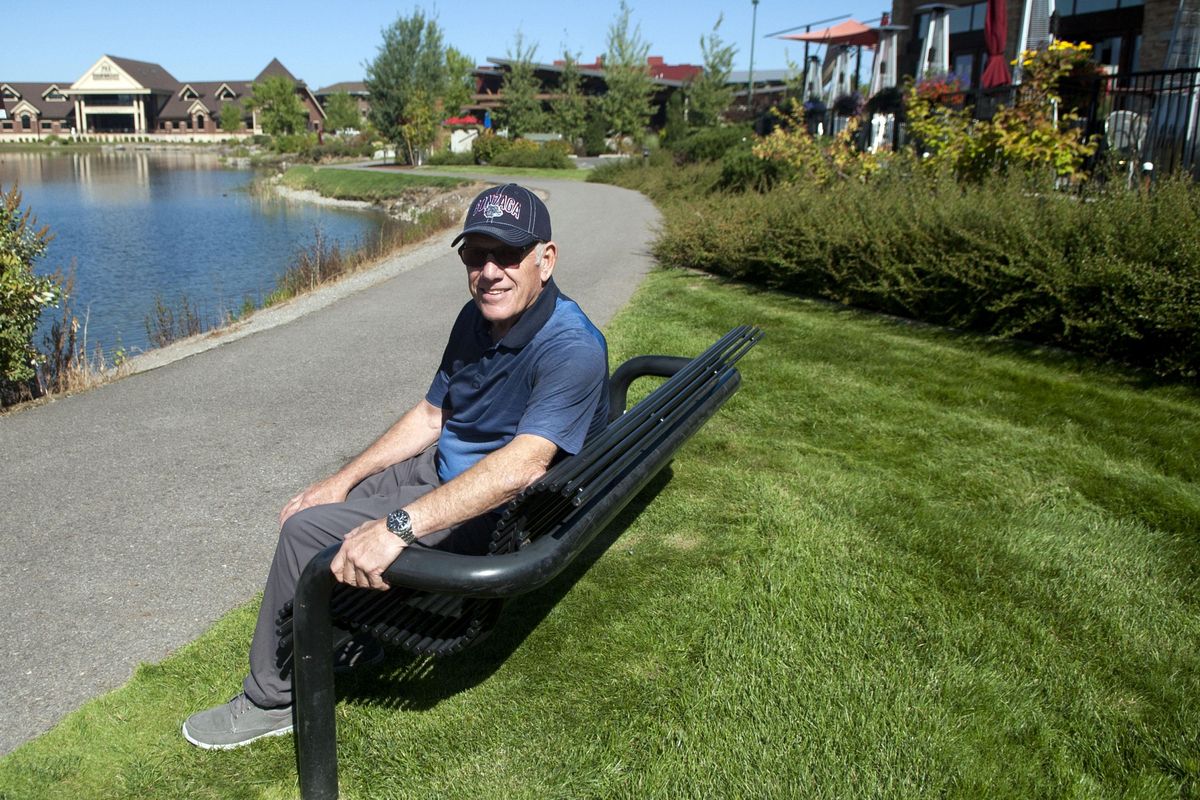 "This will be my third attempt at retiring," said developer John Stone during an interview at The Village at Riverstone in Coeur d