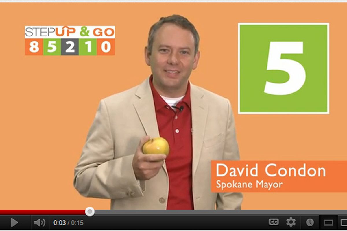 Mayor David Condon is among local leaders appearing in TV and online spots promoting “85210.” In this one, he’s pushing the 5: five servings of fruits and vegetables a day.