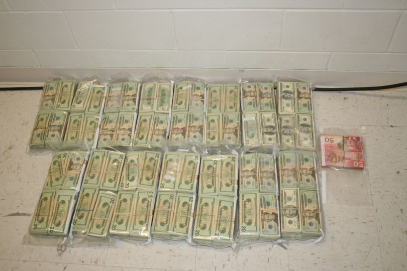 A Canadian man arrested while crossing the border with $520,000 in cash remains in Spokane County Jail after appearing in U.S. District Court today.
Richard Paul Neumeyer, 66, of Kelowna, B.C., told federal agents he'd been transporting cash into the United States for a fee after he was arrested Friday at the border crossing in  (United States Customs and Border Patrol)