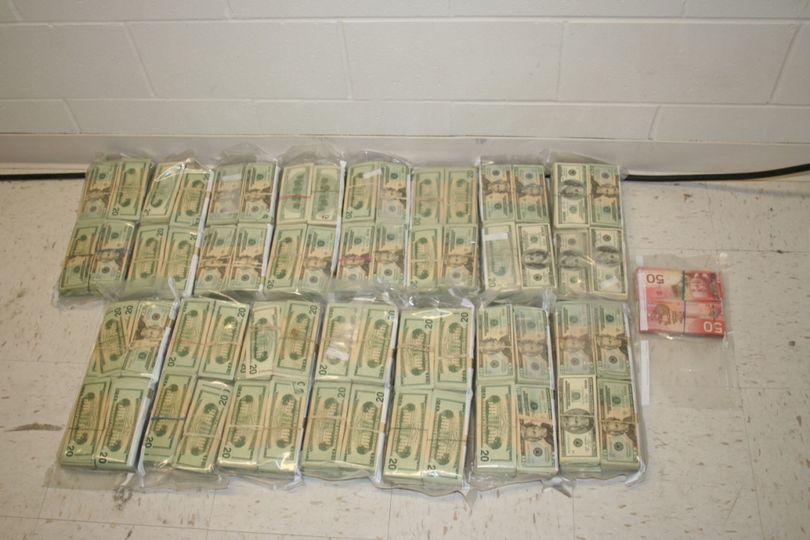 A Canadian man arrested while crossing the border with $520,000 in cash remains in Spokane County Jail after appearing in U.S. District Court today.
Richard Paul Neumeyer, 66, of Kelowna, B.C., told federal agents he'd been transporting cash into the United States for a fee after he was arrested Friday at the border crossing in  (United States Customs and Border Patrol)