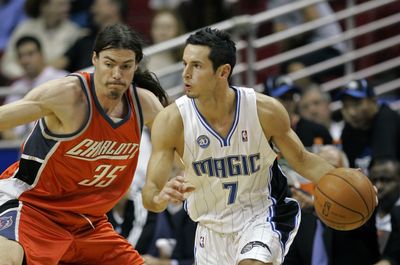 Adam Morrison, left, and J.J. Redick haven’t been able to find regular playing time.  (Associated Press / The Spokesman-Review)