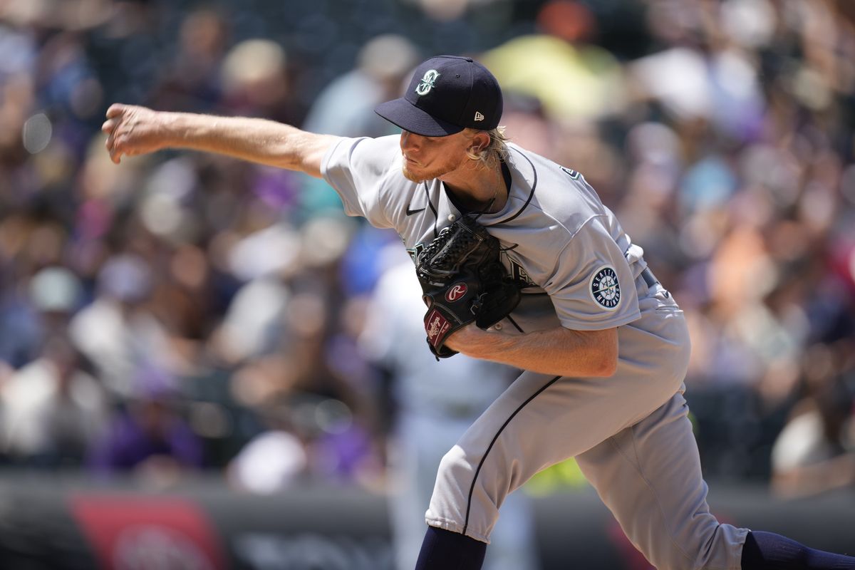 St. Louis, United States. 06th Aug, 2023. Colorado Rockies starting pitcher  Austin Gomber goes to the rozen bag during the first inning against the  delivers a pitch to the St. Louis Cardinals