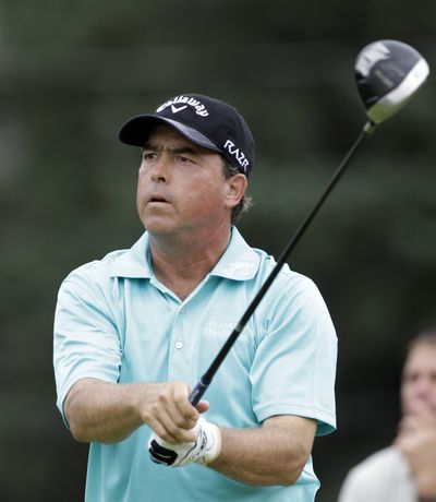 Olin Browne followed his record-tying 64 with a round of 69 (Associated Press)