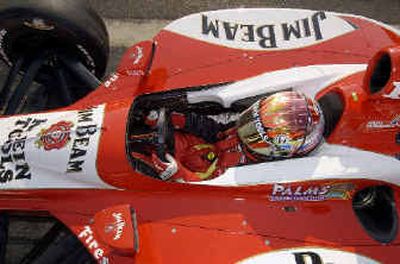 
Dan Wheldon's determination to come out in front in the Indianapolis 500 is strong despite qualifying only 16th.
 (Associated Press / The Spokesman-Review)