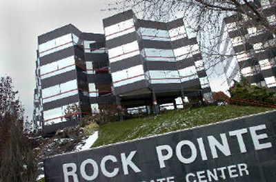 
Owner Walt Worthy has sold the Rock Pointe complex of office suites located at the corner of Boone and Washington to a Tacoma real estate company for $82.8 million. 
 (Christopher Anderson/ / The Spokesman-Review)