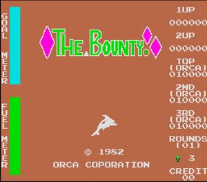 The Bounty was the third of 14 cabinets produced by short-lived arcade game-maker the Orca Corporation in 1982. 