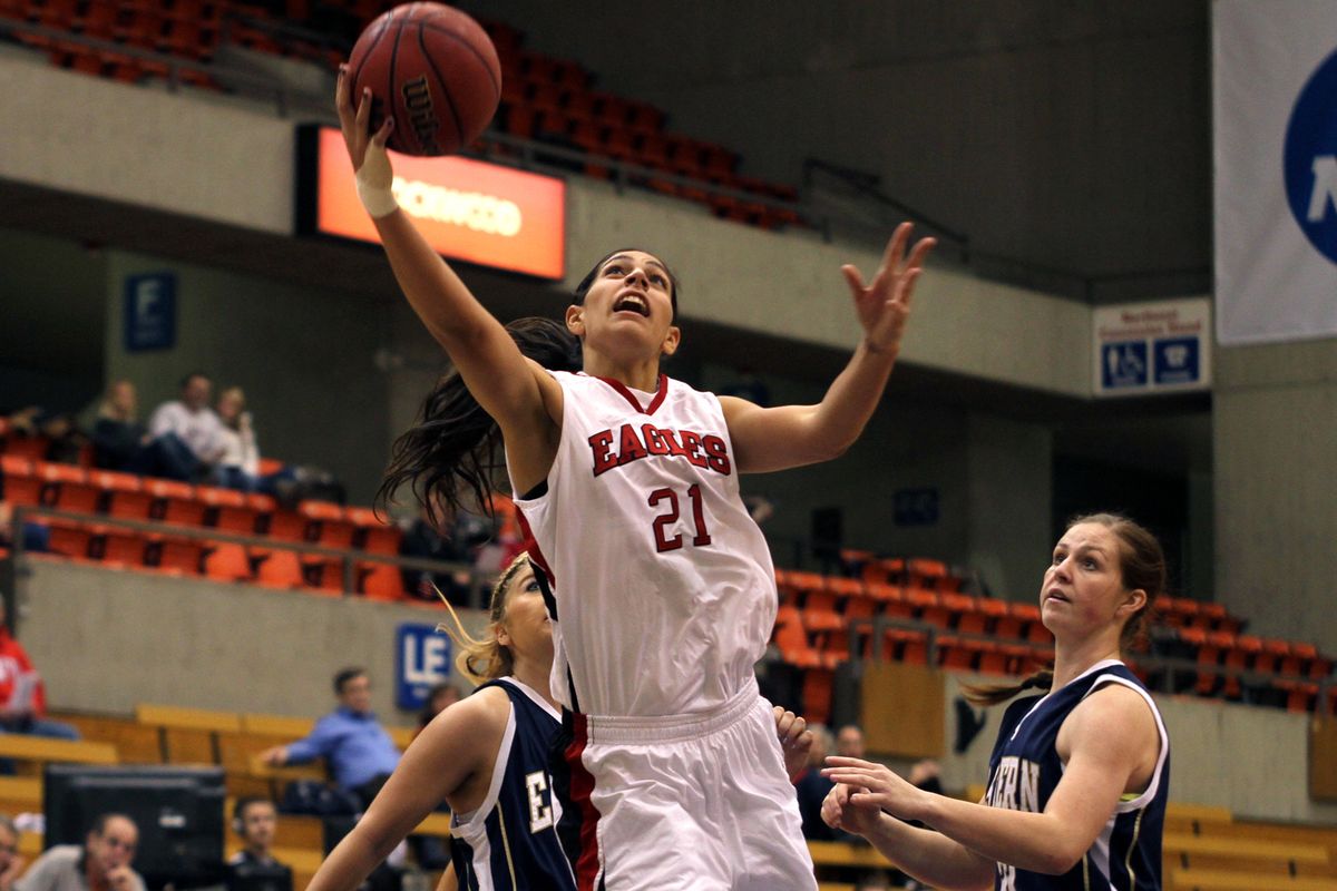 Eastern Washington senior Carrie Ojeda had a career high of 17 rebounds in a game this season.