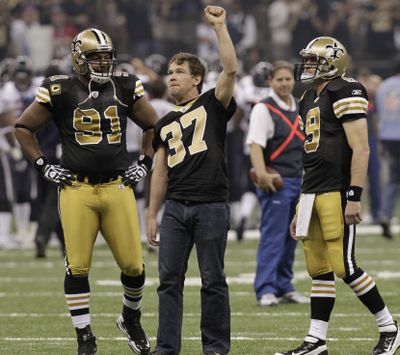 Steve Gleason has an “iconic aura” in New Orleans says former WSU baseball teammate Ray Hattenburg. (Associated Press)