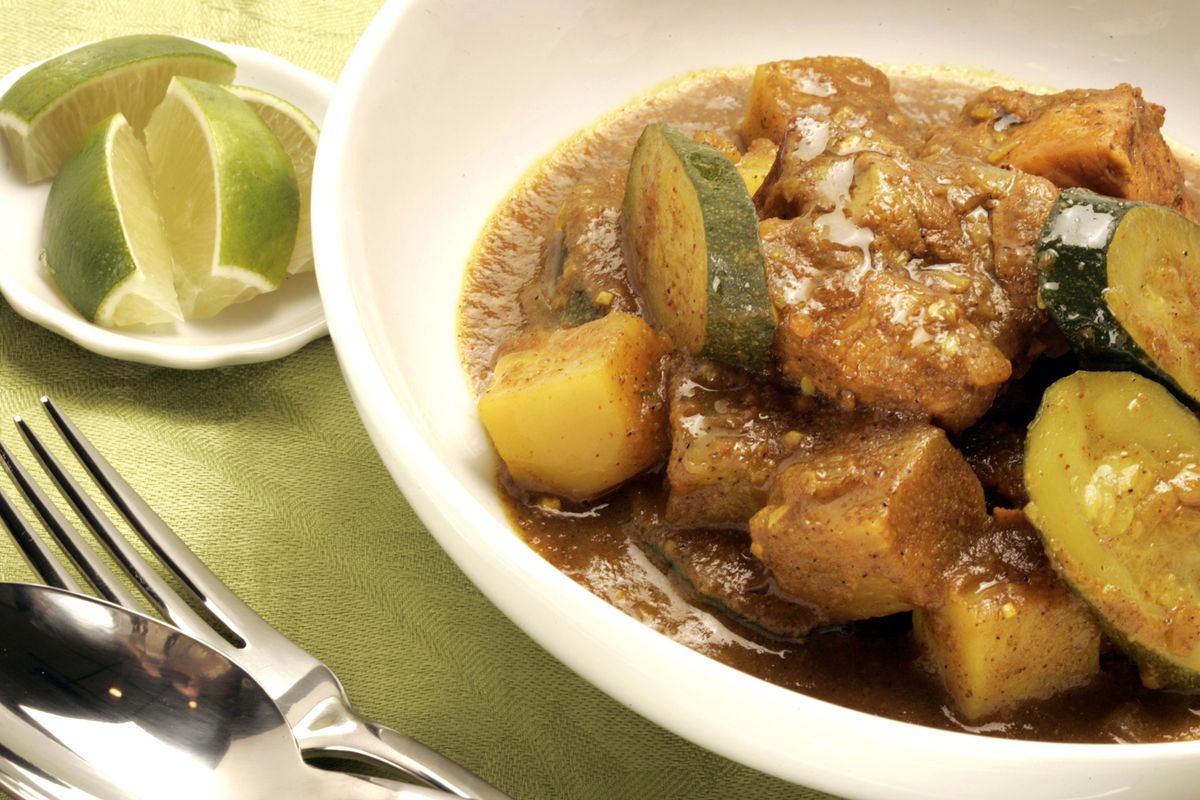 Look inside for the recipe for Colombo pork loin curry. (Glenn Koenig / The Spokesman-Review)