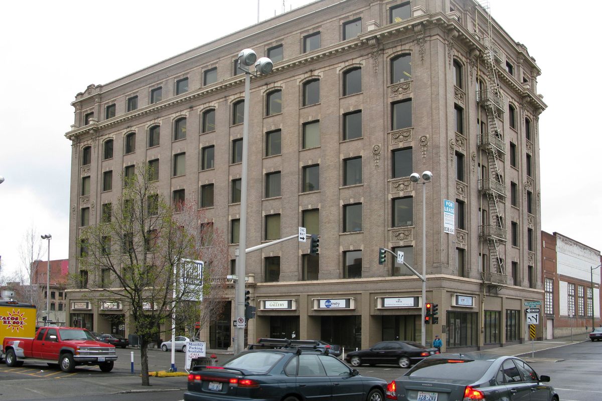 Present day: The seven-story structure is now home to several businesses. (Jesse Tinsley)