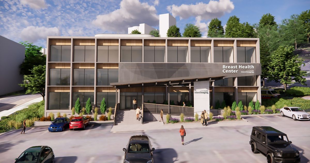 Construction breaks ground on Inland Imaging Breast Health Center in downtown Spokane