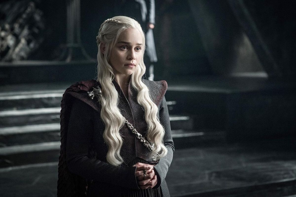 Emilia Clarke as Daenerys Targaryen in "Game of Thrones." (Helen Sloan / HBO)