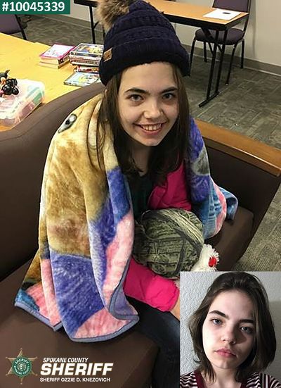 Missing teen Kazmira S. Swanson.  (Courtesy of the Spokane Valley Police Department)