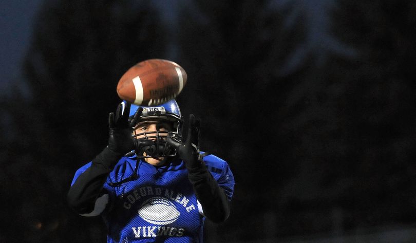 Coeur d’Alene receiver Bubba Duran has made the most of his senior year, catching a team-high 64 passes. (Kathy Plonka)