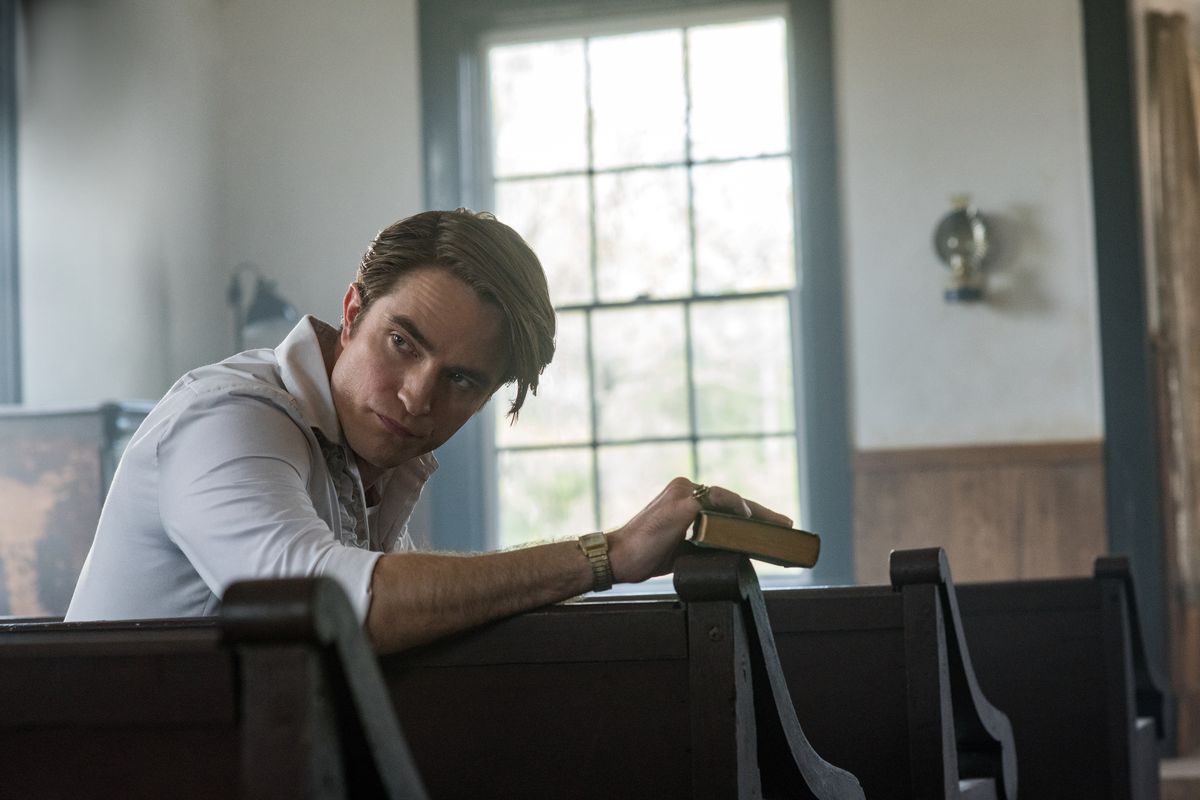 Robert Pattinson in “The Devil All the Time.”  (Glen Wilson/Netflix)